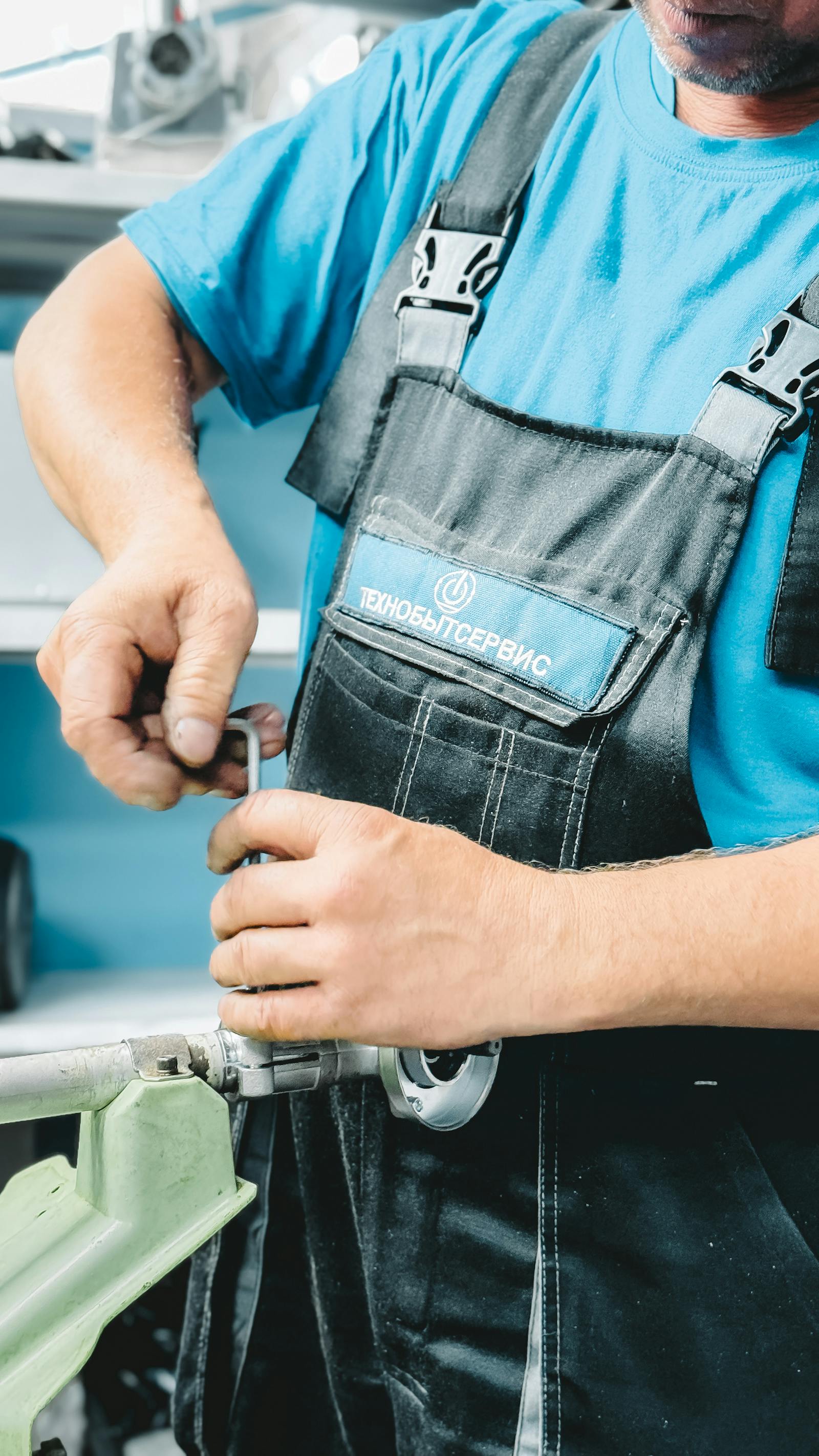 Plumbers at work